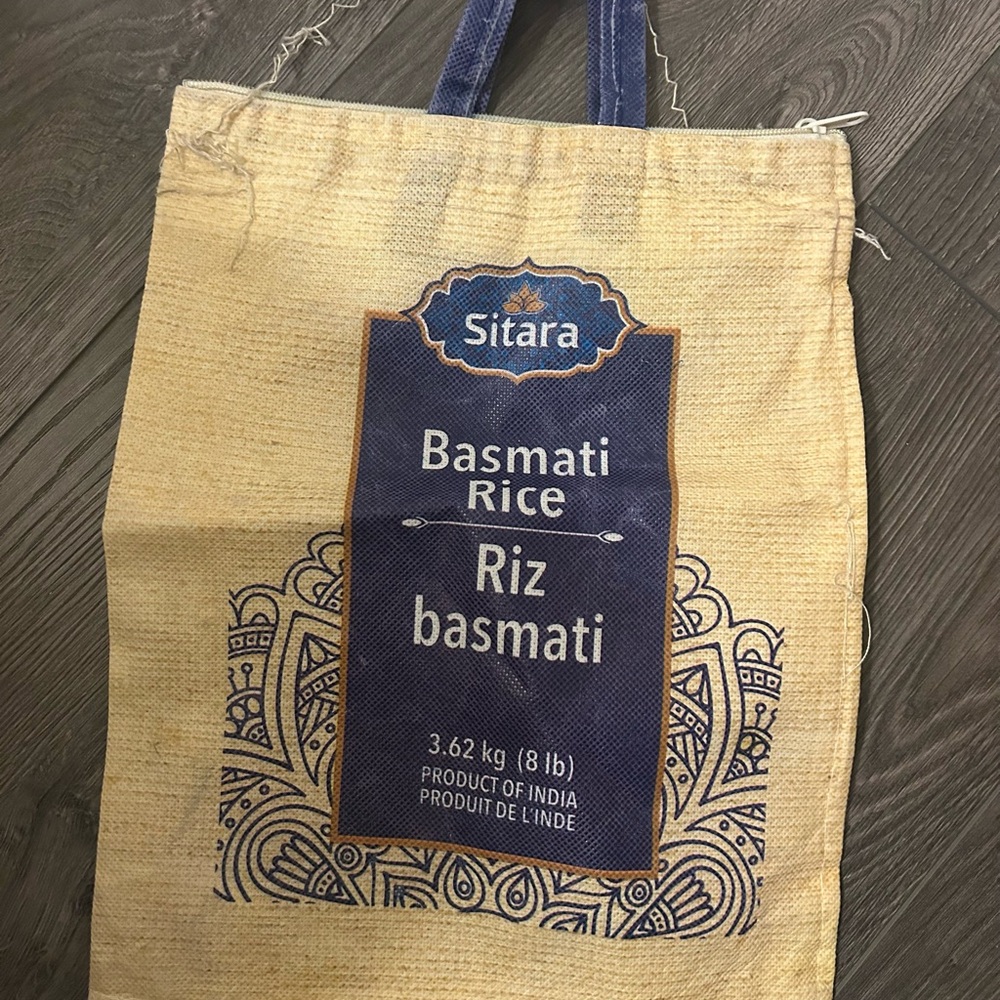 BURLAP type novelty Rice Bags - Picture 5 of 5